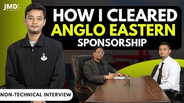 How I Cleared Anglo Eastern Sponsorship | From A Student