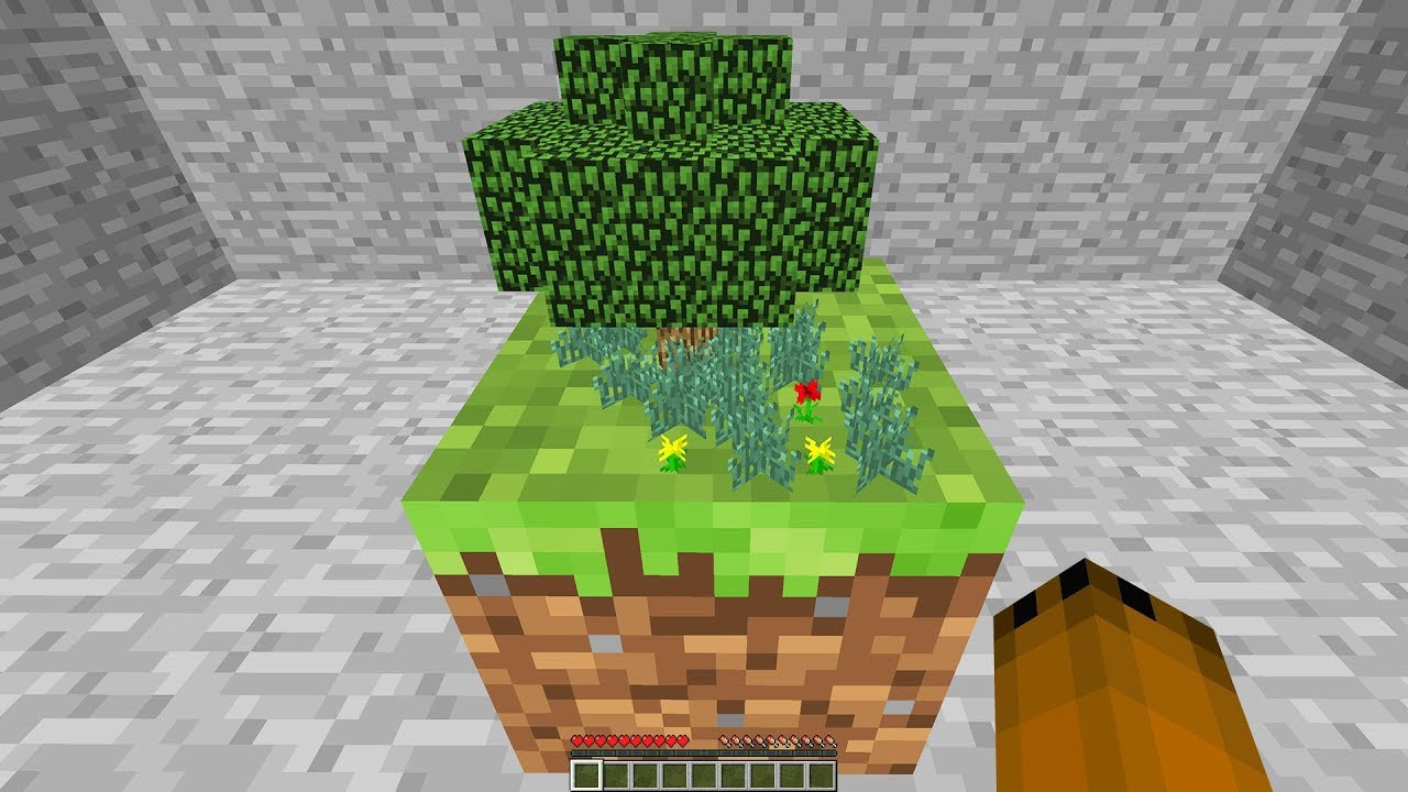 Minecraft but the textures are sʜʀᴜɴᴋ...