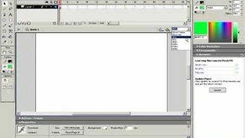 Creating Flash for Dynamic Web sites-Part 1