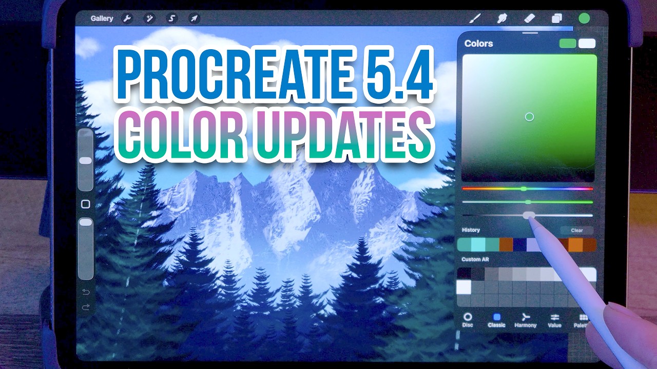 Procreate 5.4 Update: New Color Picker Features Explained - YouTube