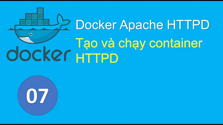 D07 - Cài đặt, chạy Apache HTTPD bằng Docker