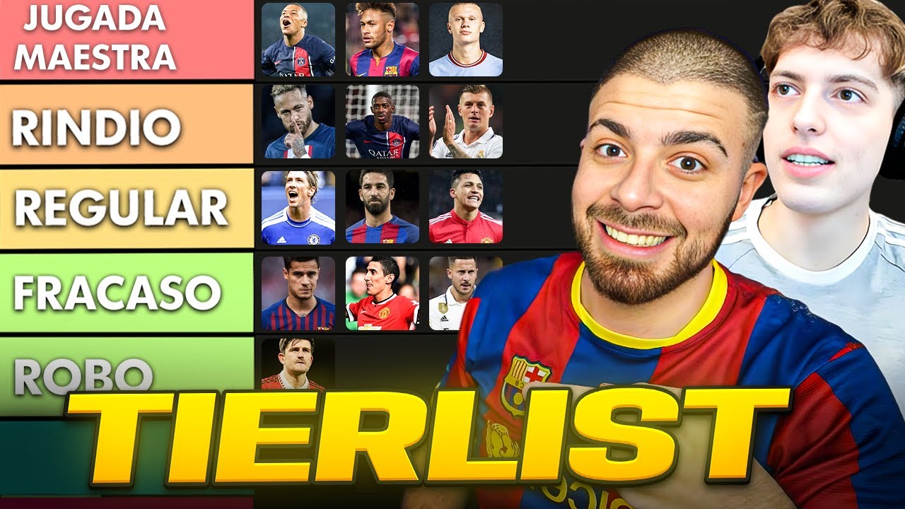 LOS 30 FICHAJES MÁS IMPORTANTES DE LA HISTORIA DEL FÚTBOL | TIERLIST ft @Davoo Xeneize Twitch