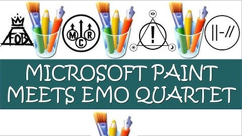 GUESS THE EMO QUARTET SONG FROM THE TERRIBLE MICROSOFT PAINT ART (For CrankThatFrank) (No copyright)