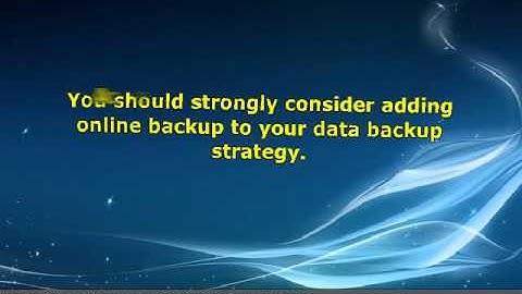 Data Backup Strategy