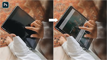 How Create Highly Realistic Screen Mockup - Photoshop Tutorial