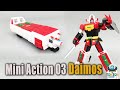 ミニアクションシリーズ03 ダイモス Mini Action 03 Daimos Action Toys Review - YouTube