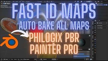 Auto bake all ID Maps in Philogix PBR Painter Pro