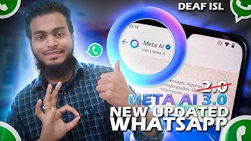 How to Use Meta AI 3.2 in Whatsapp | DEAF ISL