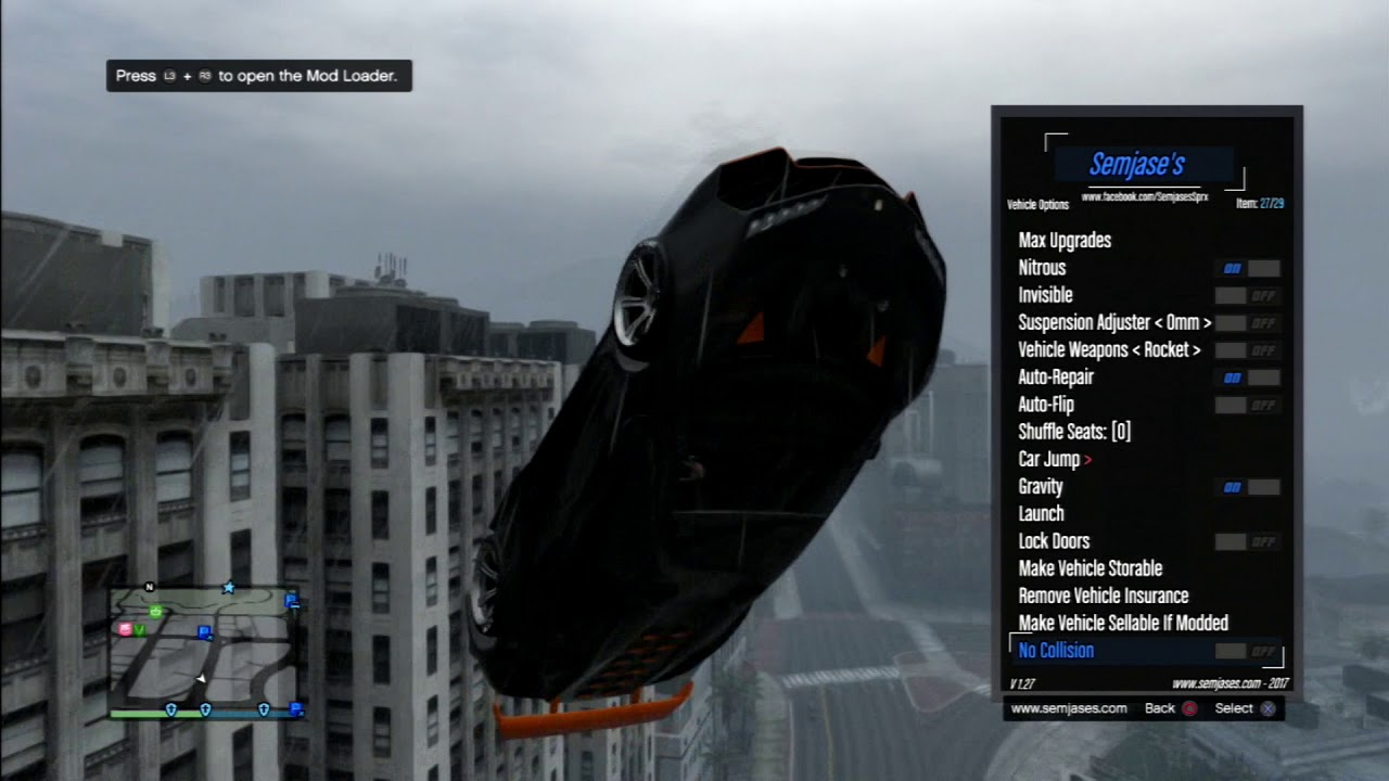 🐆 [GTA V/1.28] FREE MOD MENU SPRX ONLINE "SEMJASE'S" +FREE DOWNLOAD  🐆