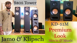 Jamo S805 Floor Standing & Klipsch Bookshelf Speakers for Sale