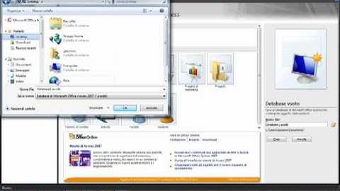 ECDL Modulo 5 - Access 2007 - Creare un nuovo database