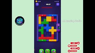 Block Out Color Sort puzzle level 43 walkthrough solution 