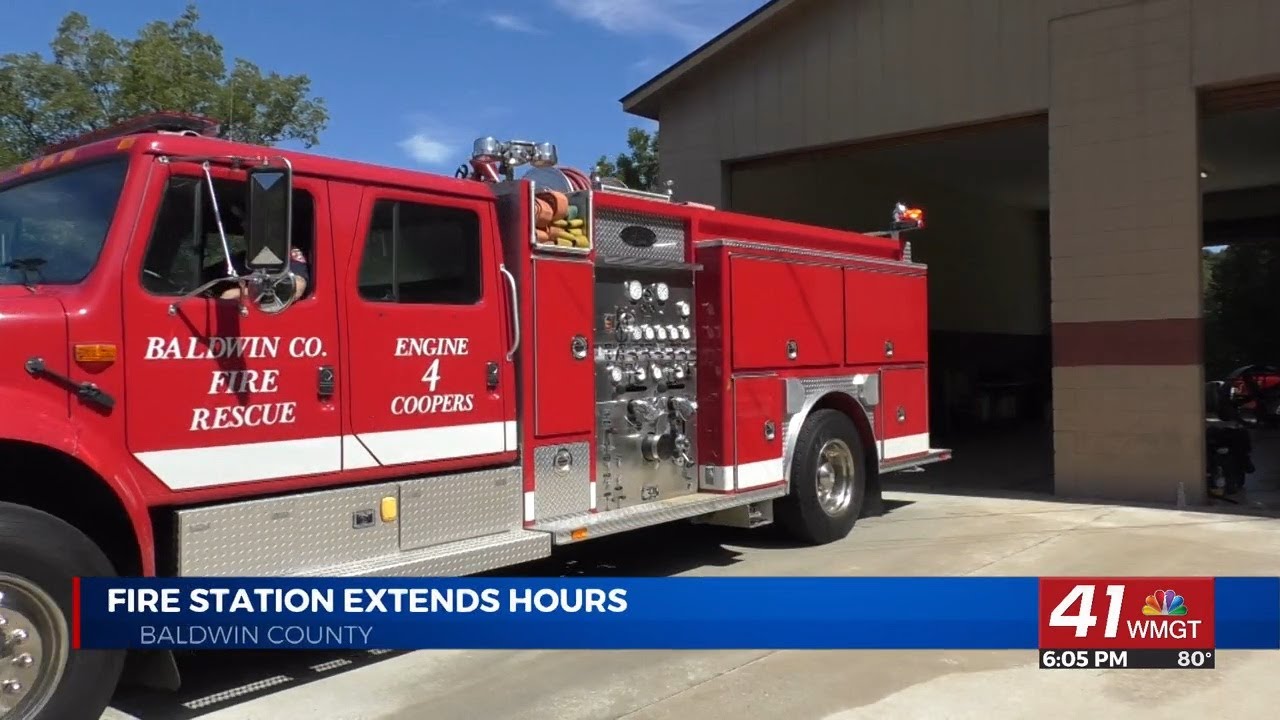 Baldwin County Fire Station 4 extend hours to help with response time ...