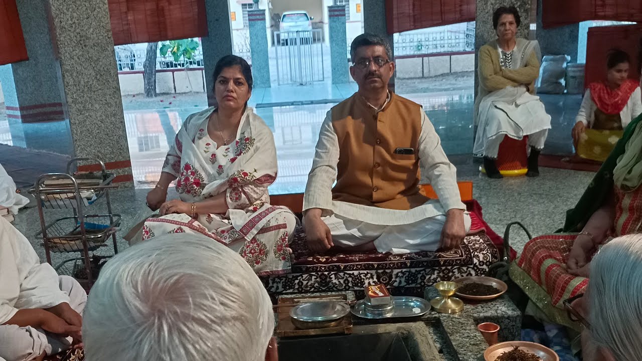 प्रातः कालीन अग्निहोत्र, वेदपाठ एवं वेदस्वाध्याय।२५/०२/२०२६