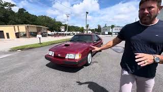 Super Fun Driving Video On My 1986 Mustang Svo 45,000 Actual Miles