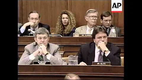 USA: WASHINGTON: WACO HEARING: JANET RENO TESTIMONY