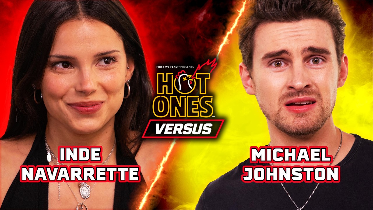 Inde Navarrette vs. Michael Johnston | Hot Ones Versus, on YouTube