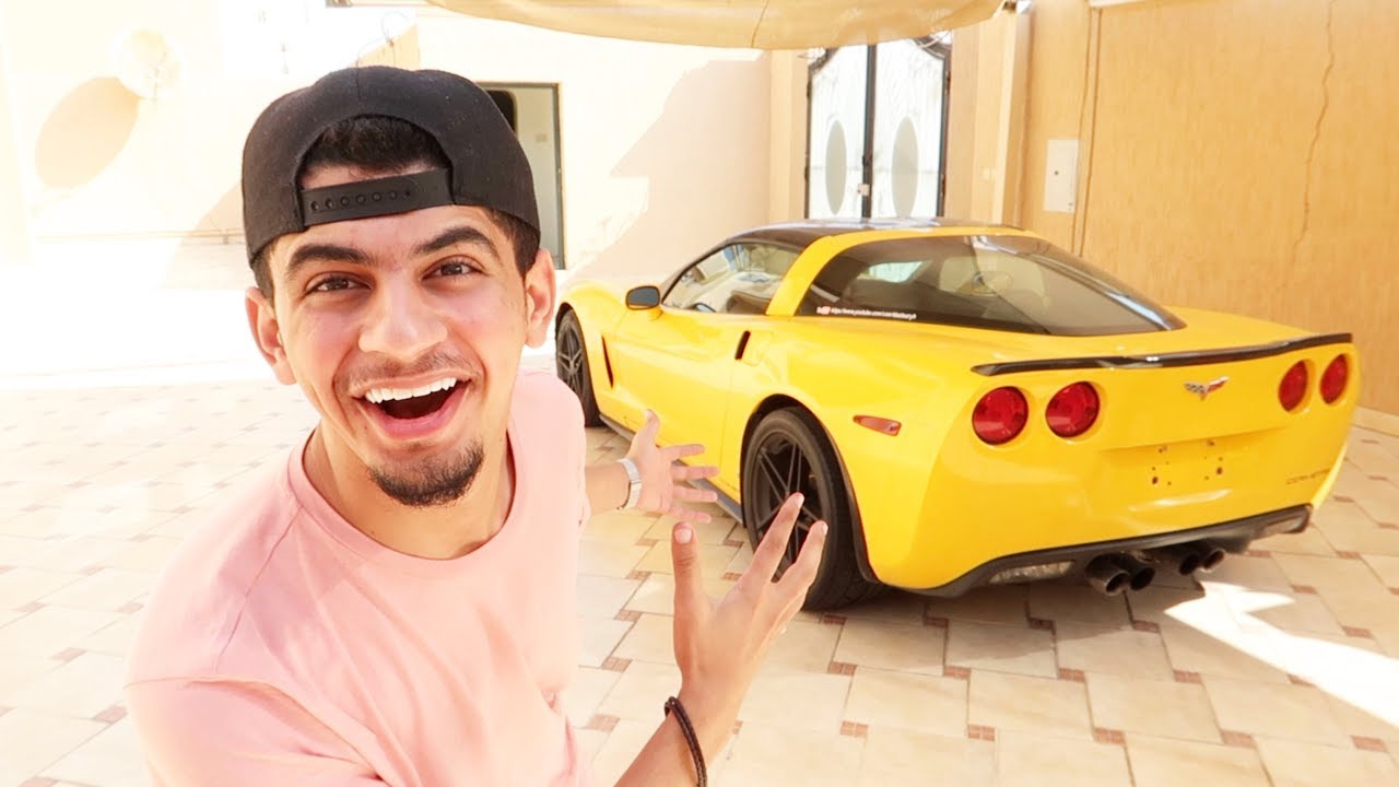فاجؤني اخوياي بسياره احلامي ( الكورفيت ) | NEW CORVETTE !!
