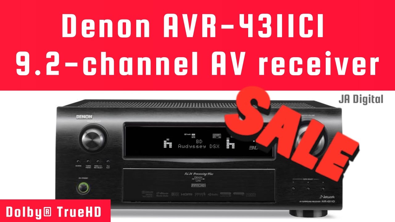 Denon AVR-4311CI 9.2-channel home theater receiver •Available For 