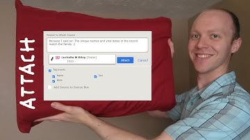 Attach records on Familysearch! Any kind. Anywhere