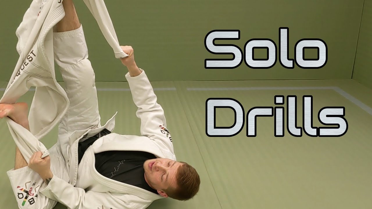 Solo Spider Guard and Lasso Leg Drills by Bo Walaszek - BeltQuest Jiu Jitsu