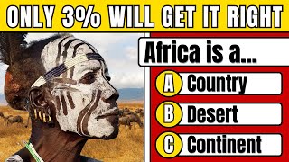 How Much Do You Know About Africa? Take This 100-Question QUIZ to Find Out! by Intelligence Test 5,724 views 2 weeks ago 32 minutes