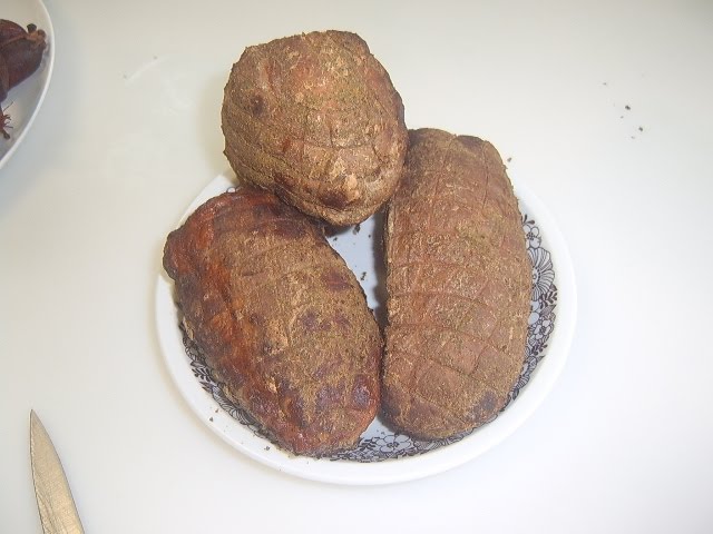 Варёно копчёная буженина