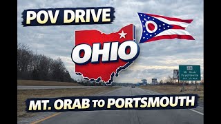 POV Drive Through Ohio | Mt. Orab to Portsmouth 🇺🇸 Scenic Highway
