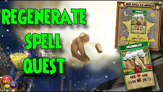 Wizard101: REGENERATE - Lv. 28 Life Spell Quest