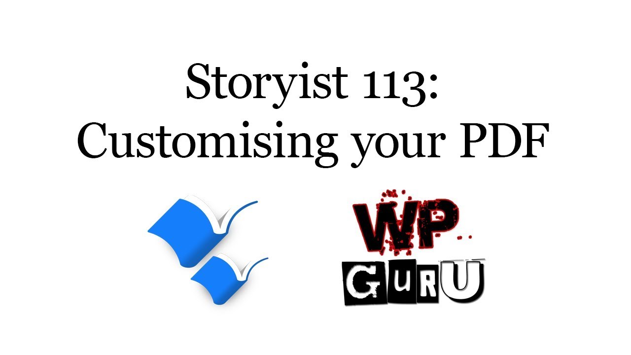 Storyist 113: Customising your PDF