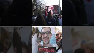 Pro-Israel and pro-Palestinian groups rally outside UN court genocide hearings