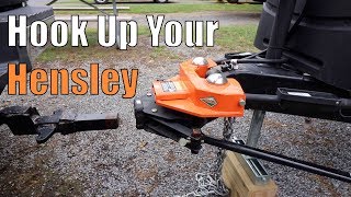 How To Hook Up Hensley Hitch by Living Tomorrow Today 11,020 views 4 years ago 5 minutes, 51 seconds