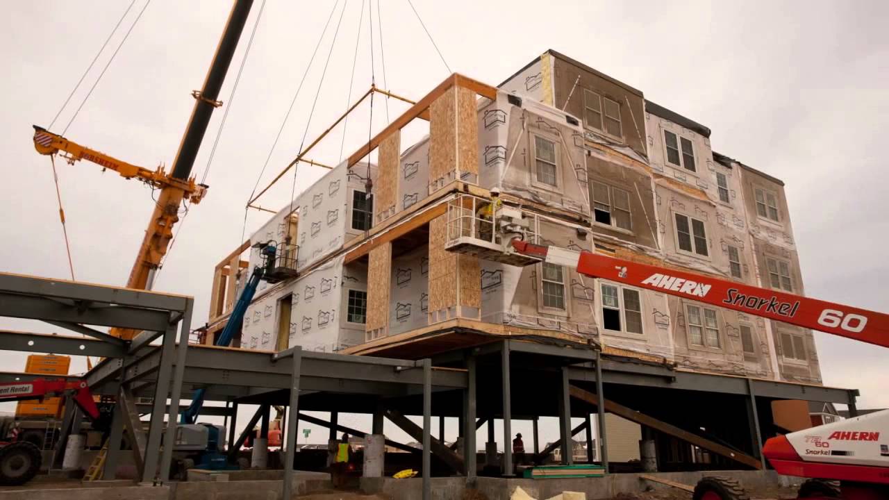 Modular Apartment Building in Williston, ND Timelapse YouTube