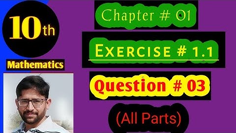 Class 10 maths chapter 1 Quadratic Equation| Exercise # 1.1 | Question # 03 (All Parts)| AHMED JAMIL