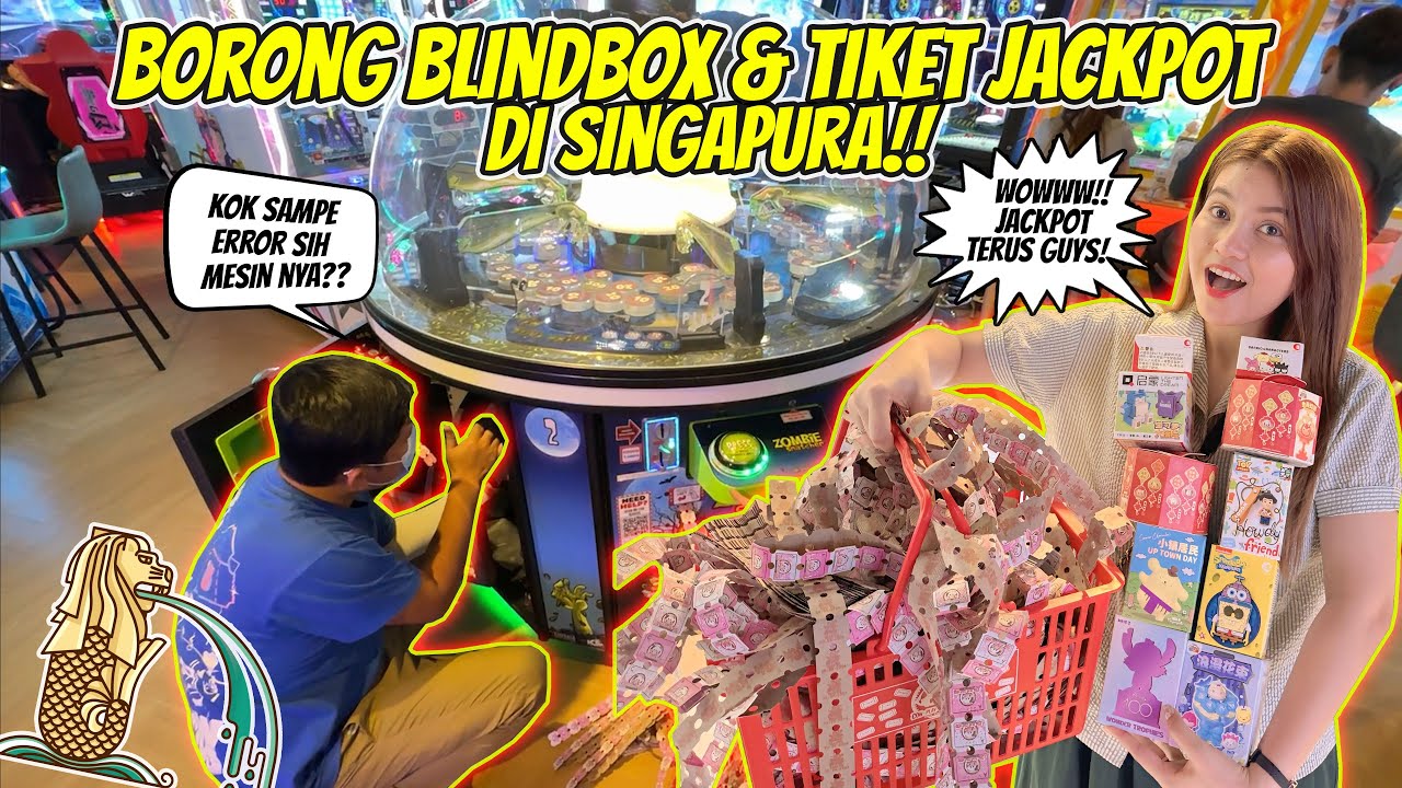 game công chúa miễn phí BORONG BLINDBOX ORIGINAL & TIKET JACKPOT DI SINGAPURA!! TERNYATA LEBIH GAMPANG JACKPOTNYA??