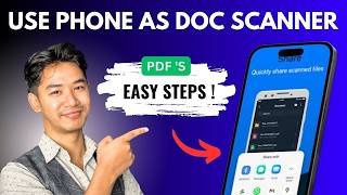 How to Use Your Phone as a Document Scanner PDF
