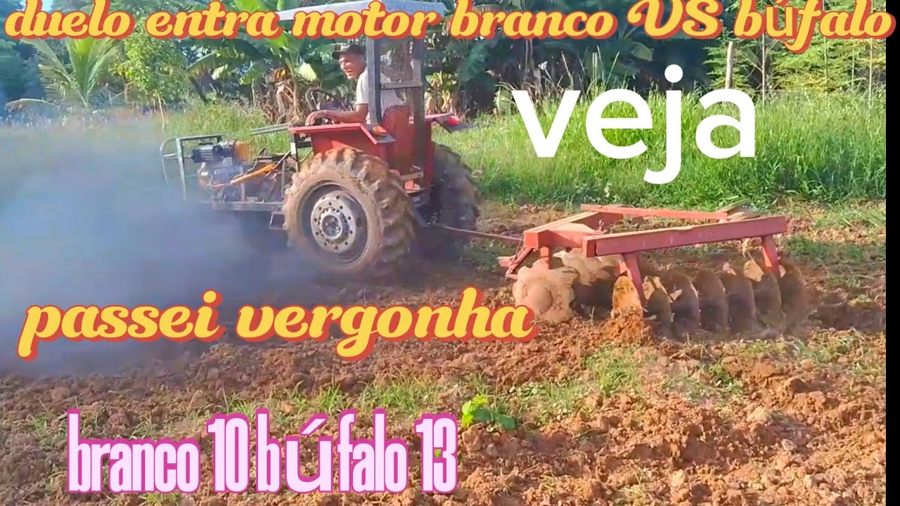 trator caseiro,  novo teste de força 