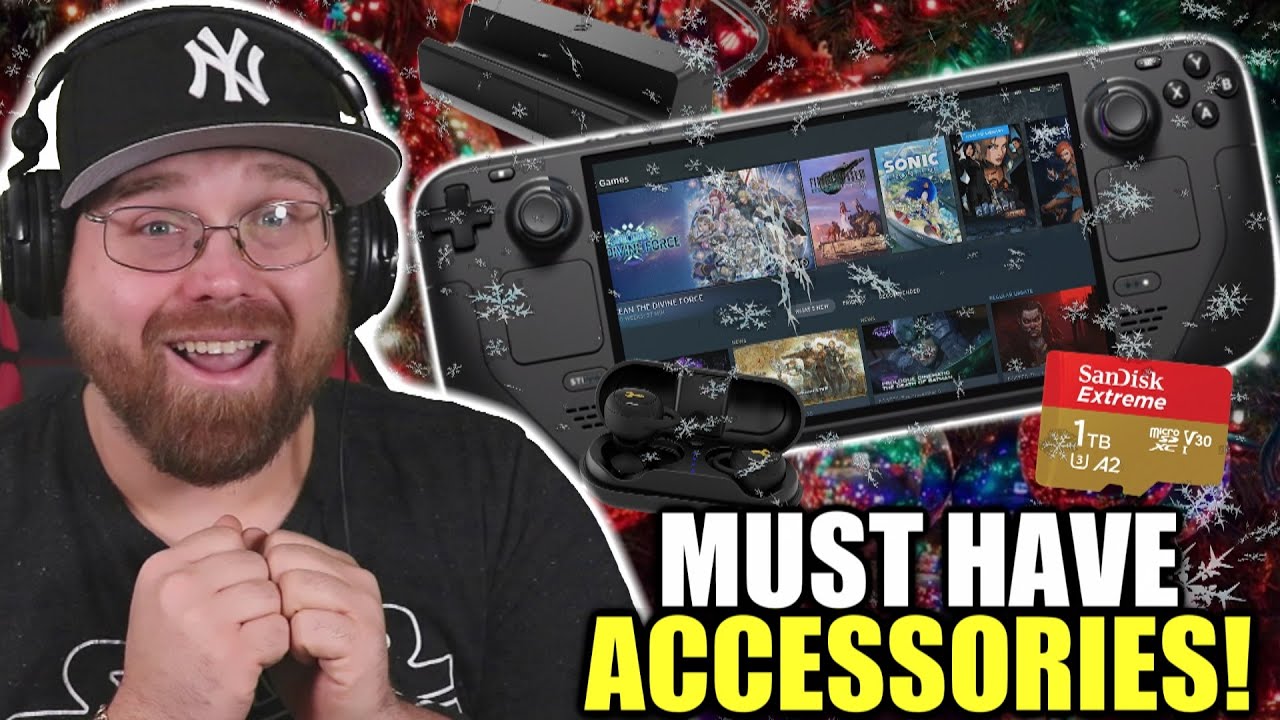 Steam Deck "MUST" Have ACCESSORIES on Your Christmas List!!! YouTube