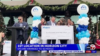 $100,000 in community grants awarded at Albertsons grand opening in Horizon City 2