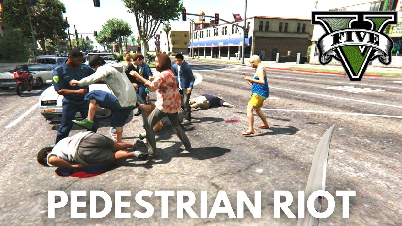 GTA V MOD PED RIOT - Como Instalar o Mod Ped Riot no GTA 5! 