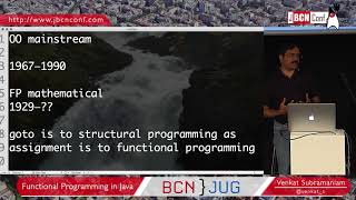 Functional Programming in Java - by Venkat Subramaniam at JBCNConf'17