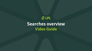 Searches Overview