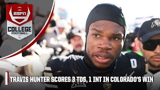 Travis Hunter credits Deion Sanders for their ‘FATHER-SON’ bond 🫂 | ESPN College Football