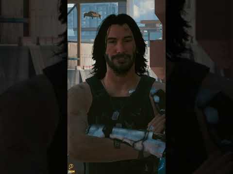 Довольная рожа Джонни Сильверхенда | Киберпанк 2077 прохождение #shorts