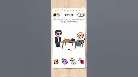 Brain Test 2 Agent Smith Level 11 Smith must interrogate the man to find out who Eddie is