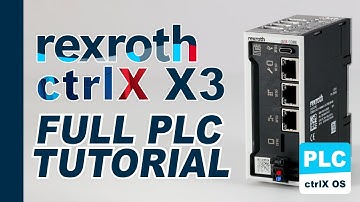 How to Control a Bosch Rexroth EFC5610 with ctrlX PLC Engineering (Full Ladder Logic Tutorial)