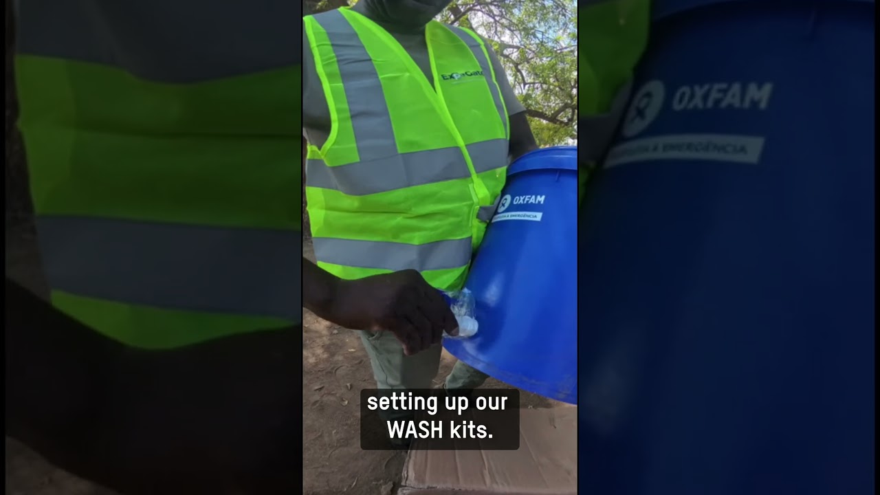 Mozambique - distribution of WASH kits in flood impacted Chókwè District