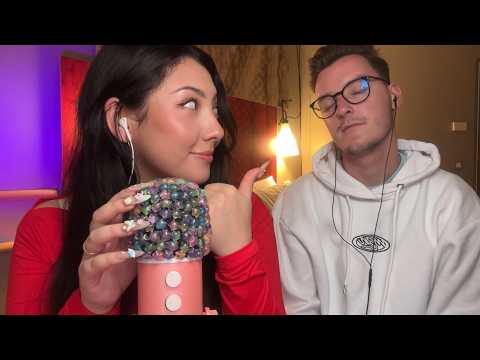 ASMR trying to give @DidoASMR tingles ✨💙 ᶻ 𝗓 𐰁