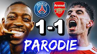 🎵 PSG vs Arsenal 1-1 | Champions League Final Parody 🎵
