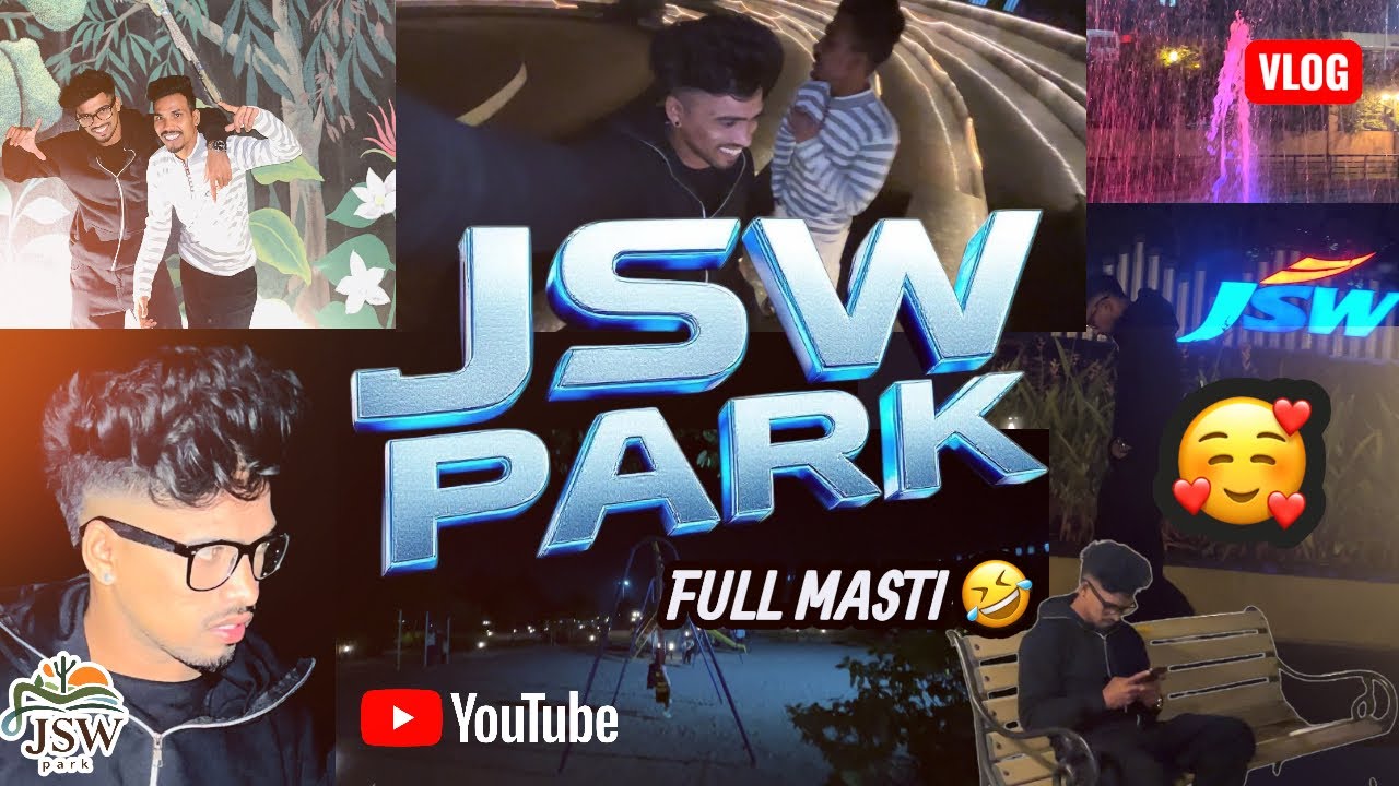 JSW miyawaki park 🛝📍BOISER full   Masti comedy  😅🤣VLOG #park #garden #funny #miyawaki #jswparkboiser